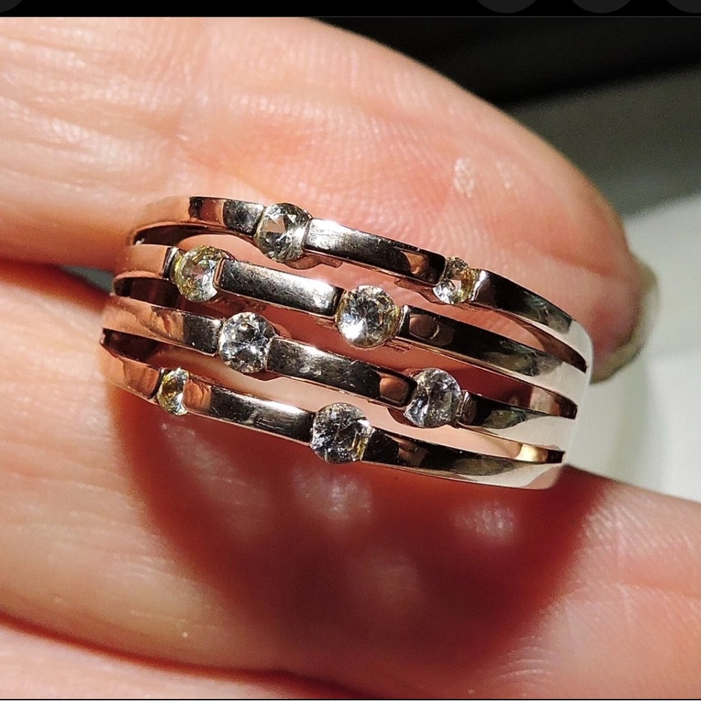 Vintage Heng Ngai Orbit Silver Band Ring